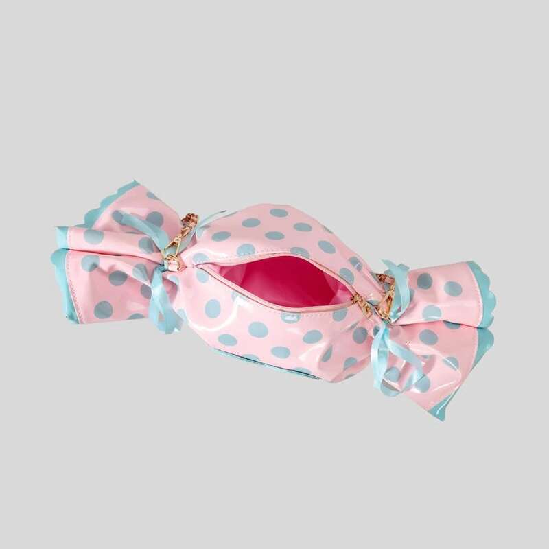 Cute Candy Design Crossbody Women Creative Funny Shoulder Bags Colorful Pvc Bag for Girls Haruku Love Hearts Purses