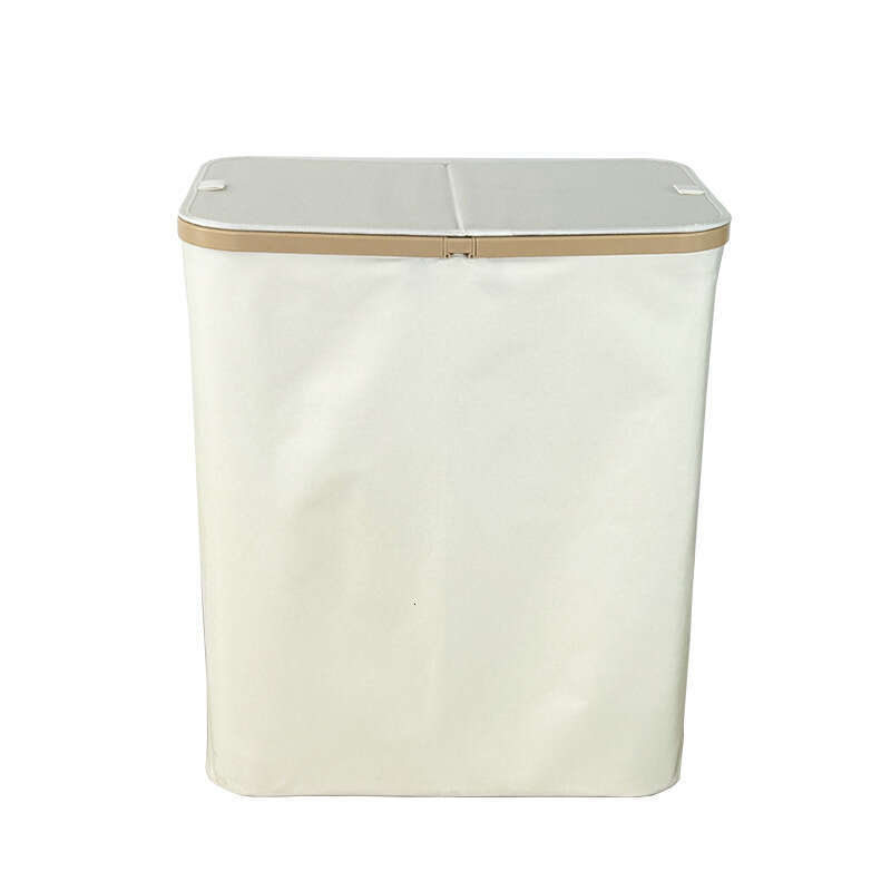 Oxford cloth double open lid dirty clothes waterproof large capacity plastic laundry beverage bottle recycling basket