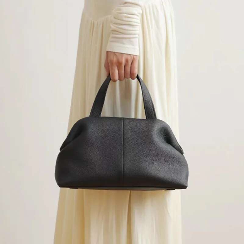 Brand Designer High-End Genuine Leather First Layer Of Cowhide Large Capacity Pillow Women's Bag Fashion Handbags
