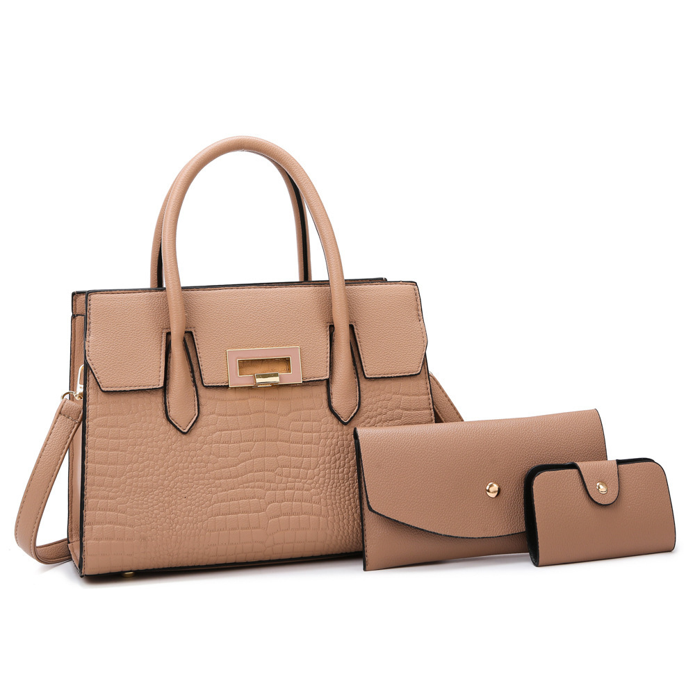 Designer Pack New Mother And Child Three Piece Set Women S Single Shoulder Crossbody Handbag Large Bag Free Shipping