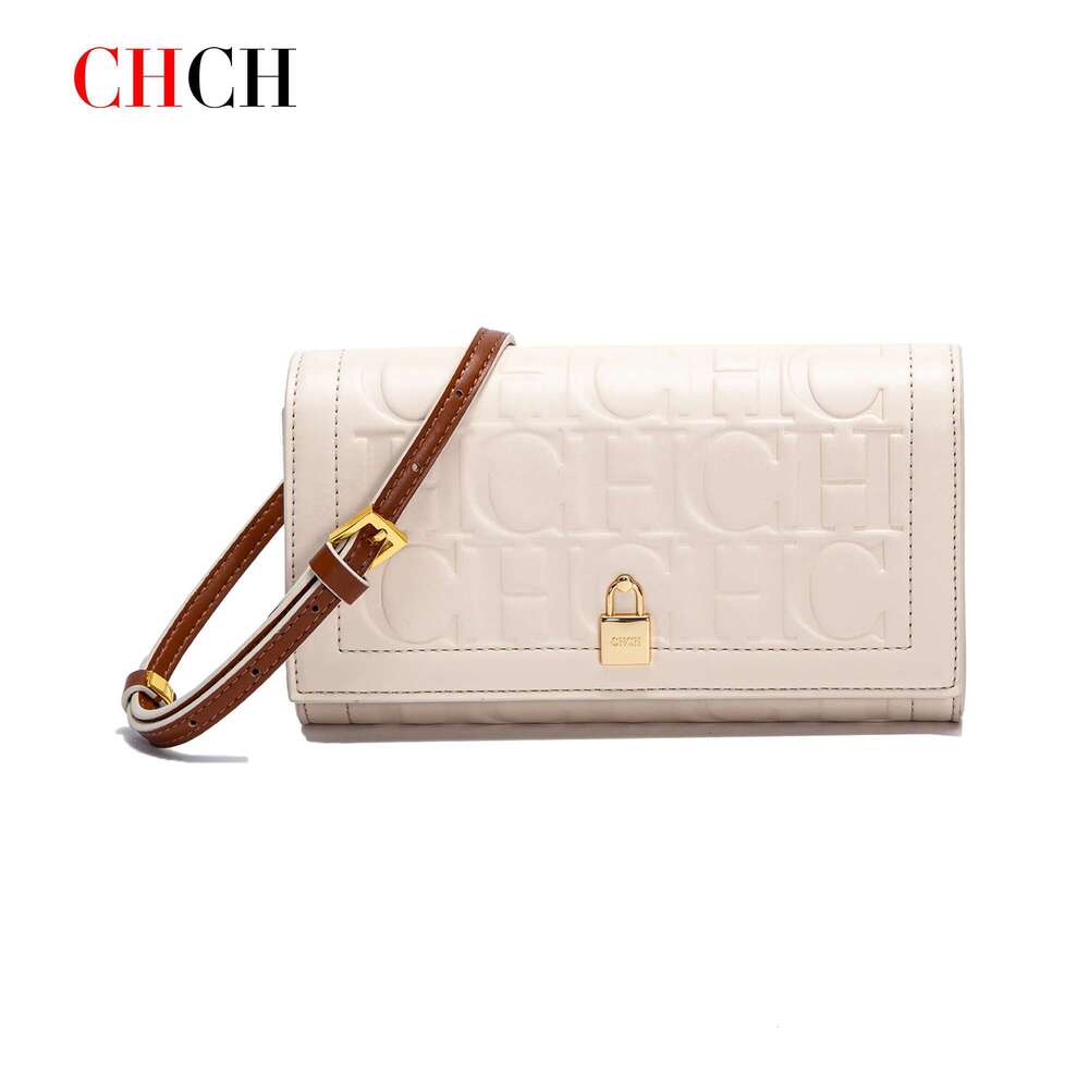 CHCH Women's Shoulder 2024 Brand New Flip Letter Emed Crossbody Bag 250514