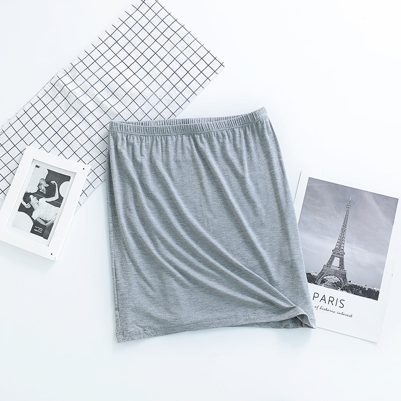 XX9220 Large size women's summer bottom skirt with anti-transparent skirt Modal skirt lining anti-transparent