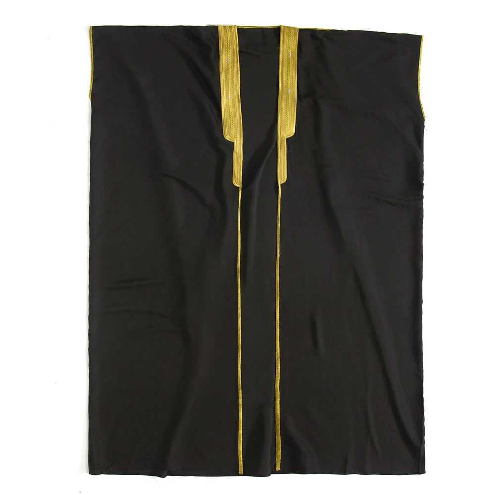 Oversize Muslim Men Jubba Thobe Komono Open Abaya Saudi Arabic Robe Islamic Clothing Eid Ramadan Dishdasha Djellaba Kaftan Dress X250514