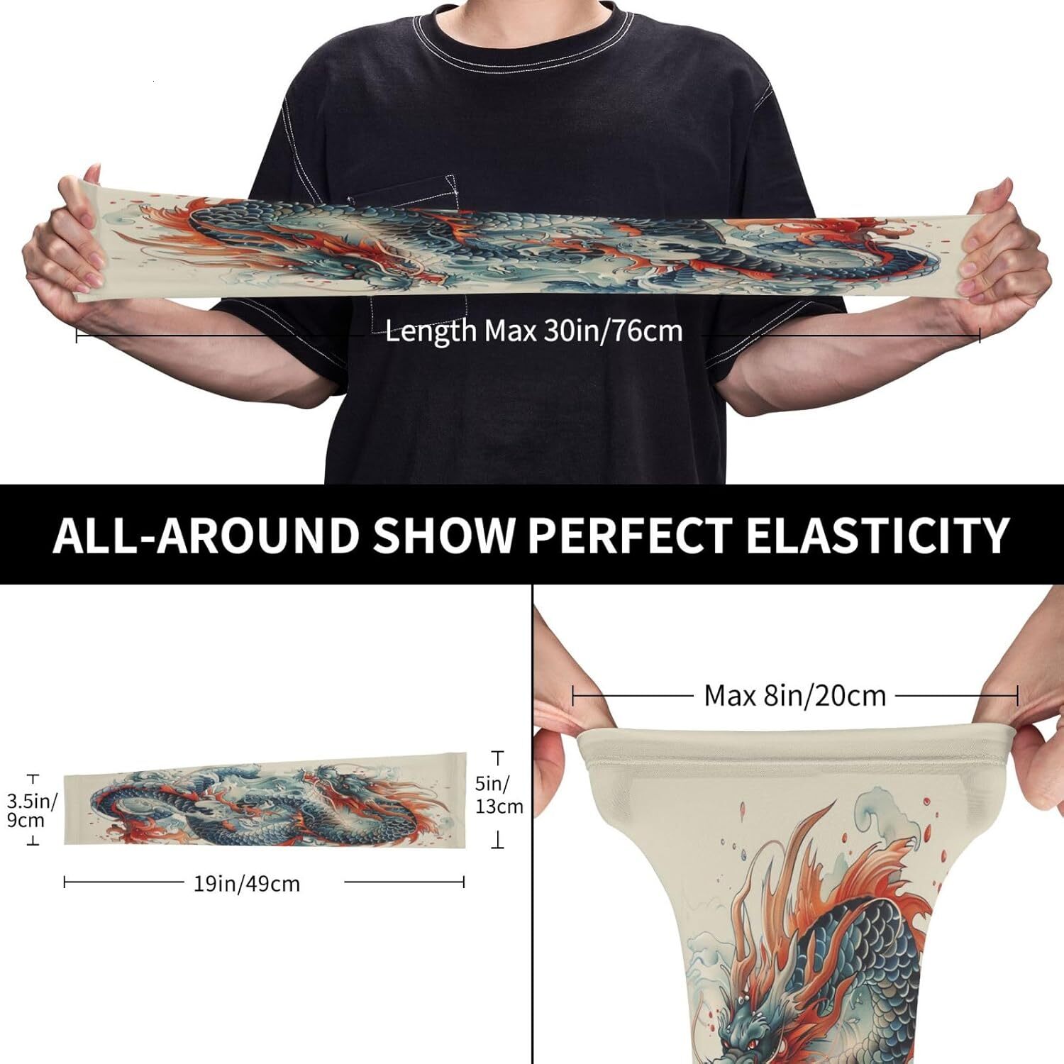 Cooling Cover Summer Sun Protection Arm Sleeves For Men Women Baseball Cycling Golf Running