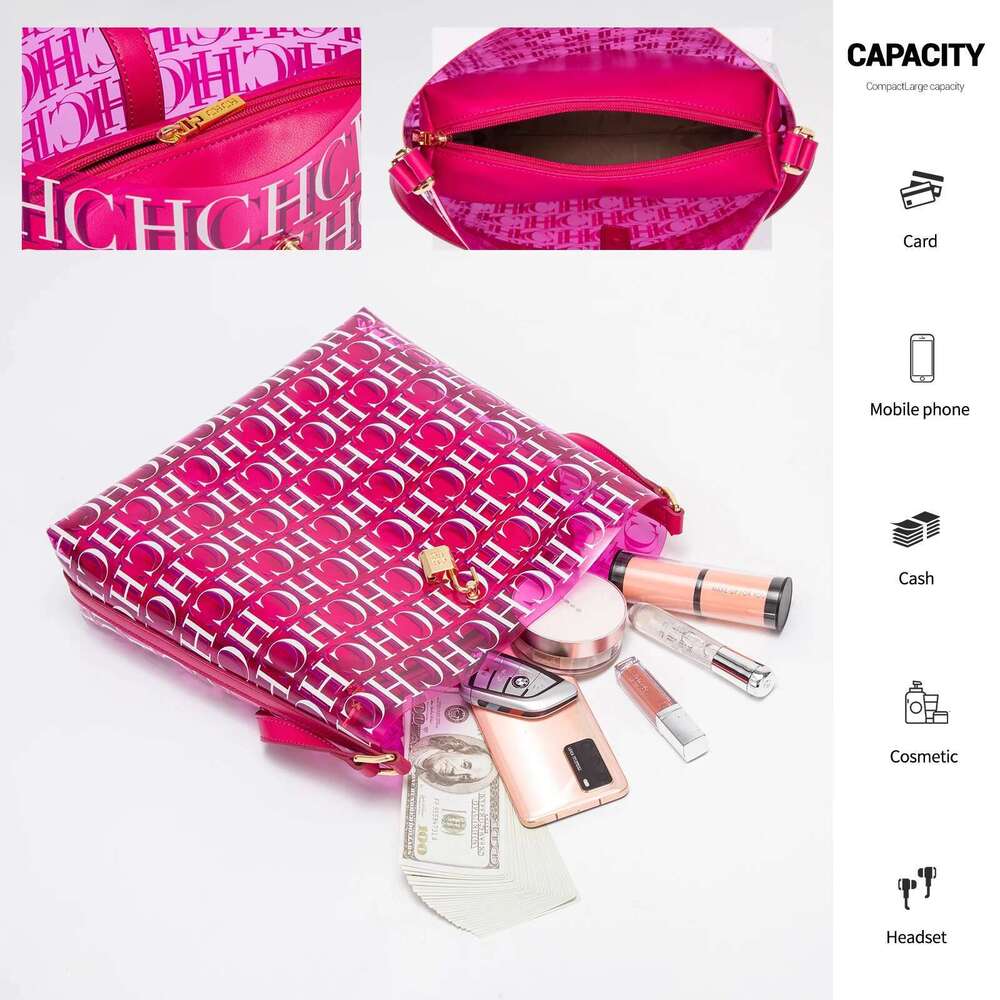 chch womens handbag summer letter printing waterproof beach bun mother shopping bag 250513