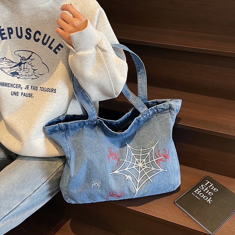 Summer New Large Capacity Fashionable Versatile Canvas Casual Commuter Travel Handbag Cross Shoulder Bag