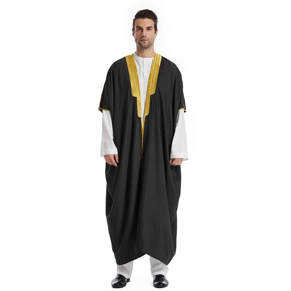 Middle East Mens Robe Muslim Dress Kimono Dishdasha Clothing Islamic Dubai Saudi Abayas Prayer Abaya Kaftan Ramadan Jubba Thobe X250514