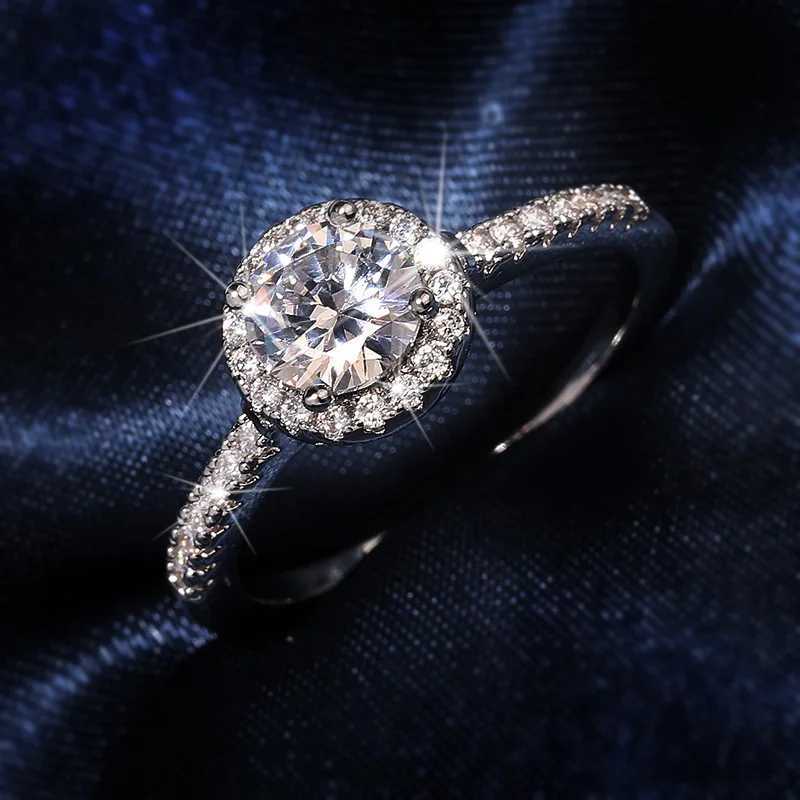 100% Real Moissanite Ring Adjustable Size S925 Sliver D VVS1 Pass Diamond Test Pen GRA Certificate 18K Plating Rings for WomenXJ250514