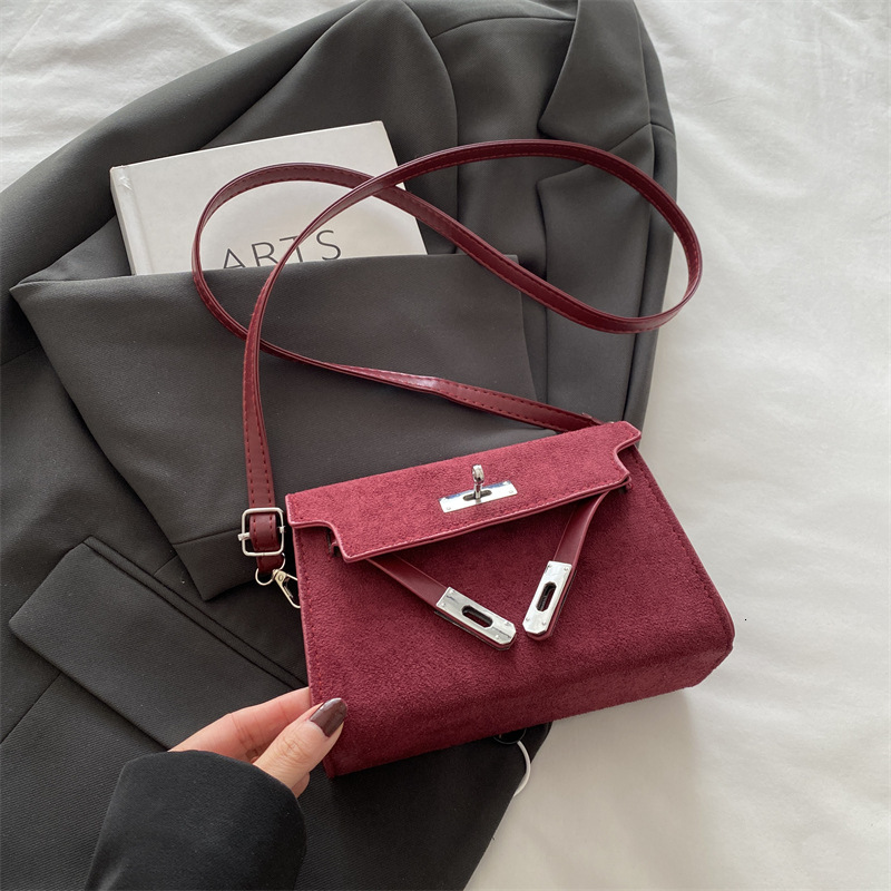 Women's Handbag 2025 Luxury Bag Spring New Frosted Kelly New Free Delivery Designer Bag Armpit With Highend Feel Handheld Crossbody Small Square 