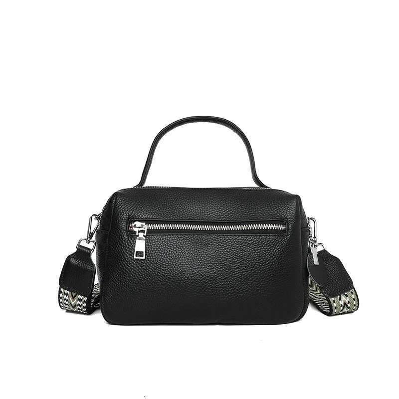 2023 Fashion Crossbody Women's Genuine Leather Simple High Quality Tote Bag Vintage Boston Handbag Female Shoulder Bags