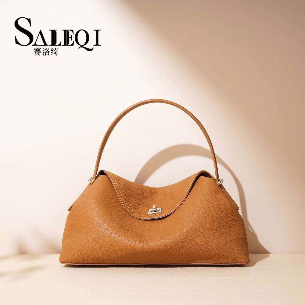 Genuine Leather Fashion Women White Handbag Deisgner High Quality Cowhide Shoulder Crossbody Female Bag Black Coffe Brown