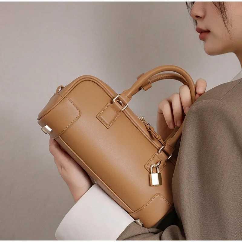 Luxury Bost Handbag Wens Genuine Leather Small Square Bag Metal Lock Design Fi Crossbody Bag For Ladies High-end Bag Z250514