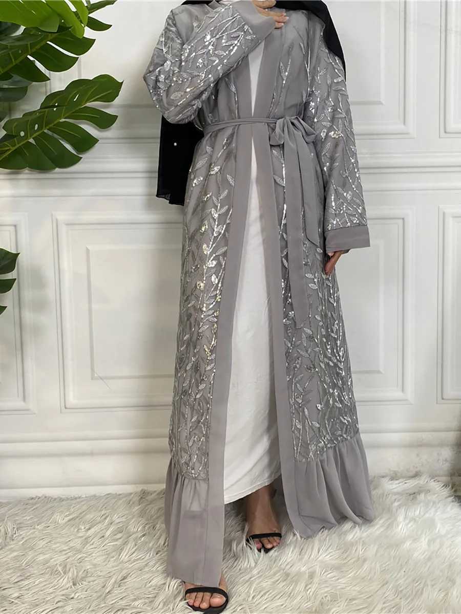 Ramadan Embroidery Open Abaya Dubai Luxury Kimono Fashion Muslim Women Dress Kaftan Caftan Marocain Femme Robe Islam Ka X250514