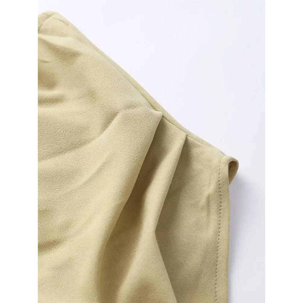 Elegant Off Shoulder Pleated Dress Women Fashion O Neck Short Sleeve Patchwork Long Dresses New Casual Office Lady Robe