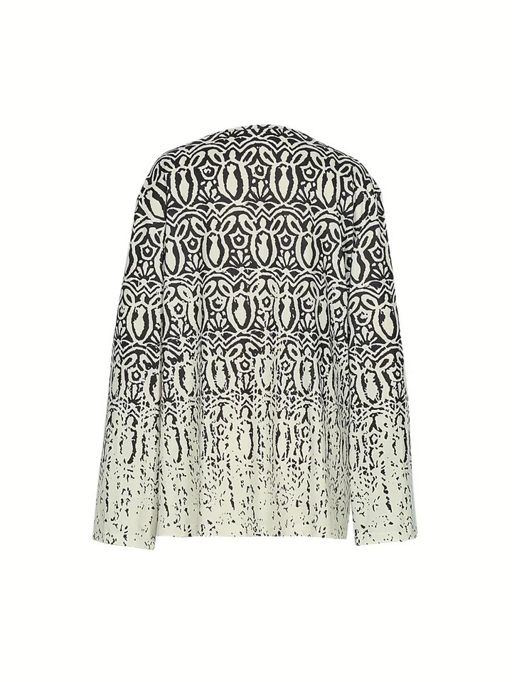 Plus Size Spring and Summer Womens Retro Old VNeck T Shirt Diamond Pattern Loose Casual Tops 250514