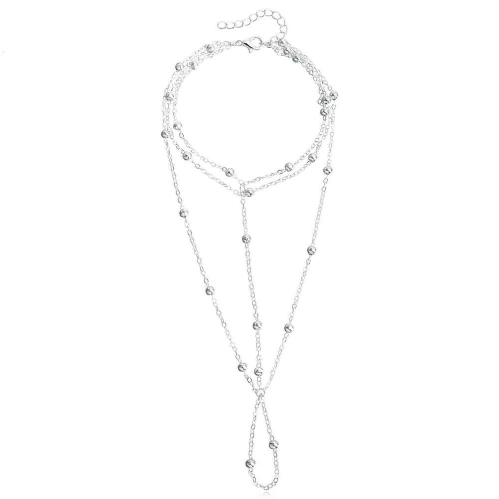Women's new ankle bracelets, leg chain accessories, sexy exotic charm, gold trendy and high-end feeling