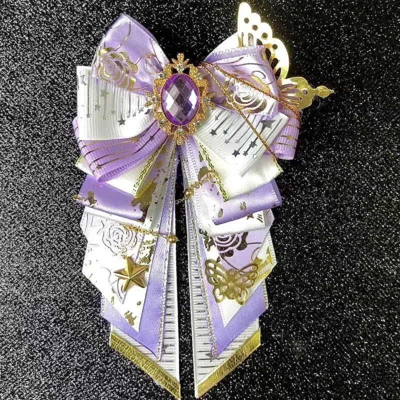 Lolita Bowtie Womens High-end Brooch Cosplay Anime Role-playing Set Shirt Dress Accessories Handmade Collar Flowers 250514