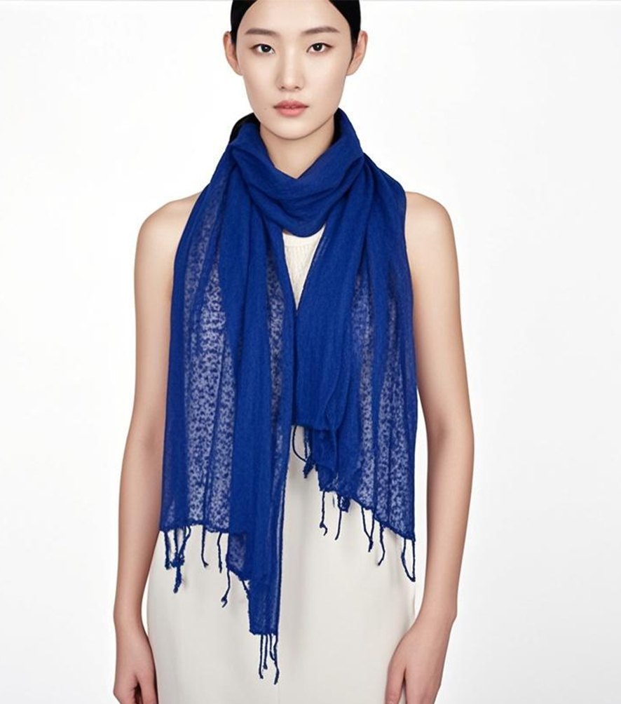 scarf designers silk summer solid color Long Wraps Classic sunscreen breathable multi-purpose silk scarf neck shawl measures 30*120cm100% noil silk144