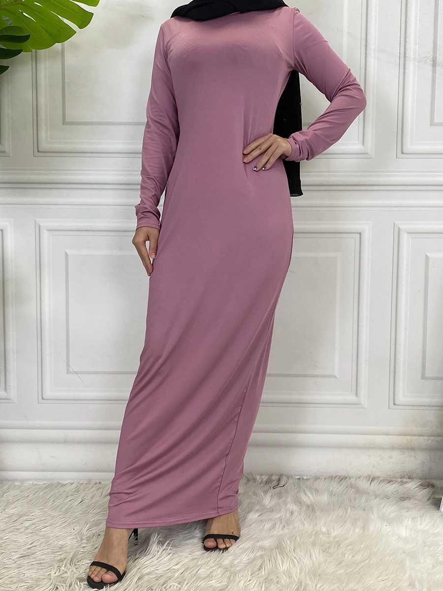 All-Match New Arrivals Muslim For Women Hijab Dress Middle East Dubai Abaya Turkey Kaftan Islamic Clothing Femme Arabic Vestido X2505141