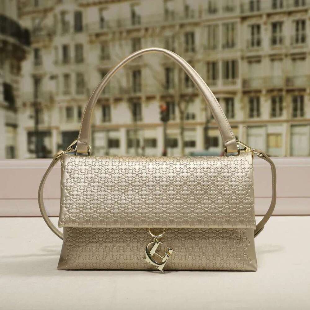 Classic Retro Shoulder PU Material Fashion Element Solid Color Women's New Crossbody Bag