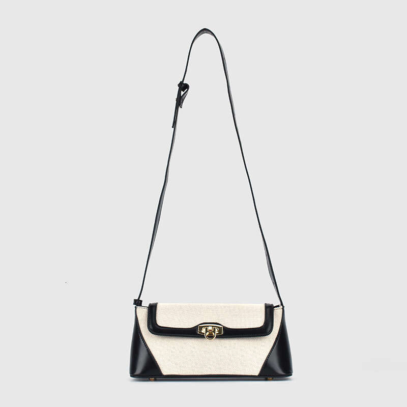 Women's Bags Designer Small Niche Design Color Blocking Stick Underarm For Women New High-End French Light Luxury Single Shoulder Crossbody Bag