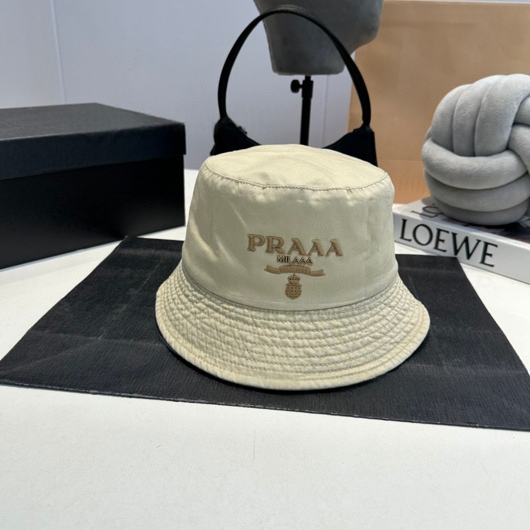 Elegant Luxury Brand Logo Paris Fashion Casual Fishermans Hat Spring/Autumn Cotton Embroidery Face Cover Outdoor Activities