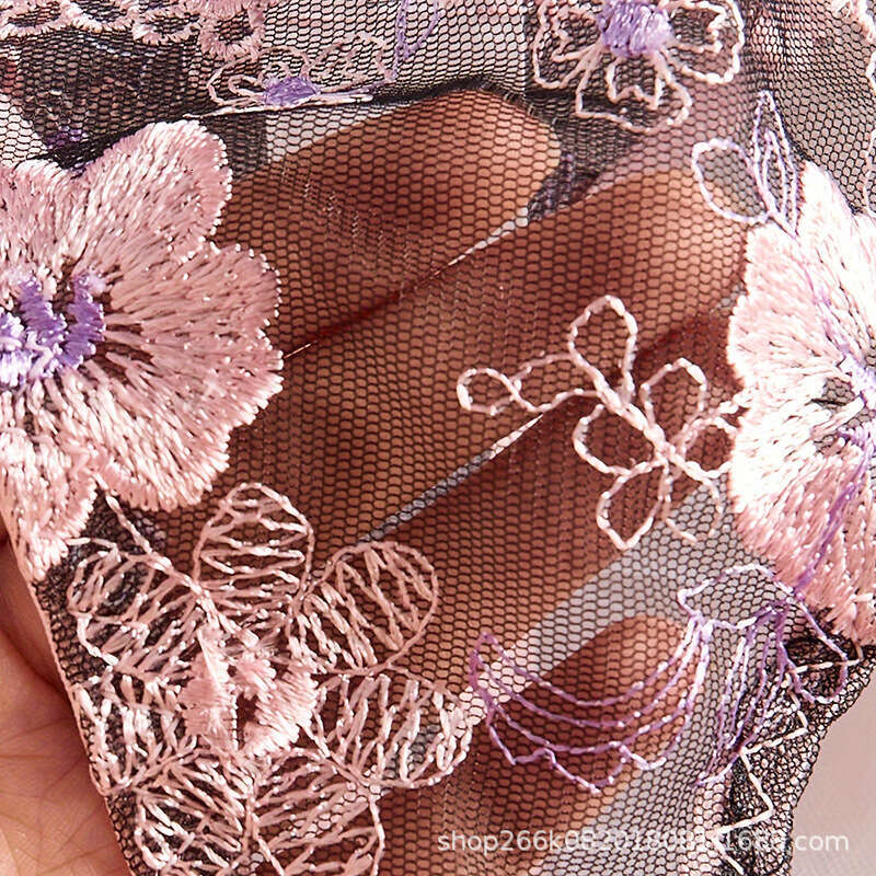 Sexy Lace Lingerie Ins New Lace Embroidered Underwear Set With Hollow Out Sexy French High Quality Spicy Girl Bra KQ