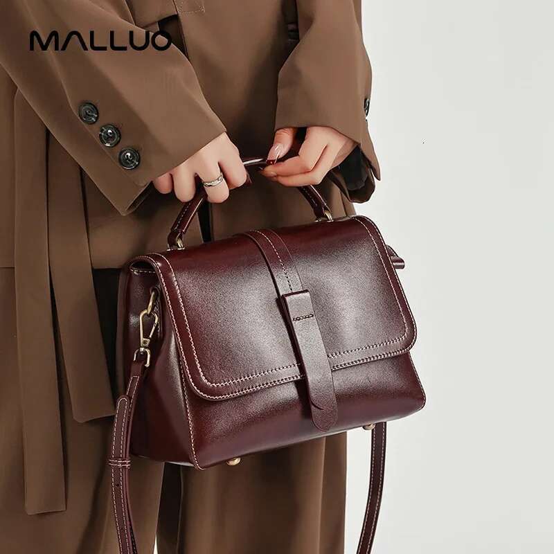 Women Natural Cow Leather Shoulder Bag Ladies Retro Commuting Durable Cowhide Bags Female Designer Handbags For Lady New 250514