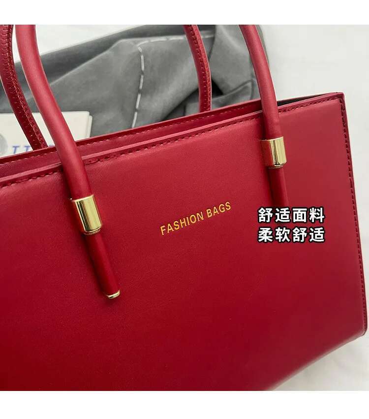 He Tote Bag Features Large Capacity, Minimalist Design, Solid Color. With A Stylish Relaxing Vibe And Premium Texture