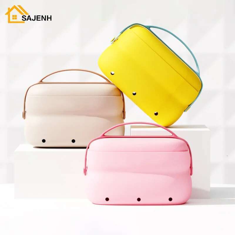 Portable Wash 2-In-1 Dry Wet Separation Bath Storage EVA Large-Capacity Travel Washing Bag Makeup Cosmetic Bags