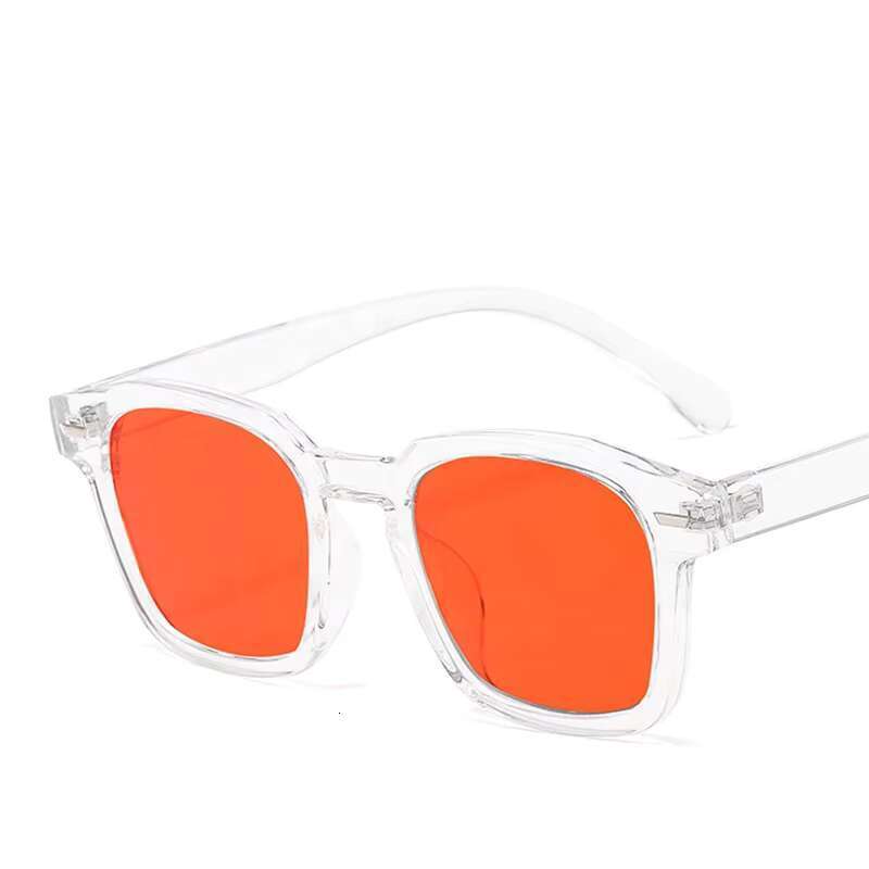 New Release Logo Fashionable Design Square Unisex Sunglasses for Men and Women
