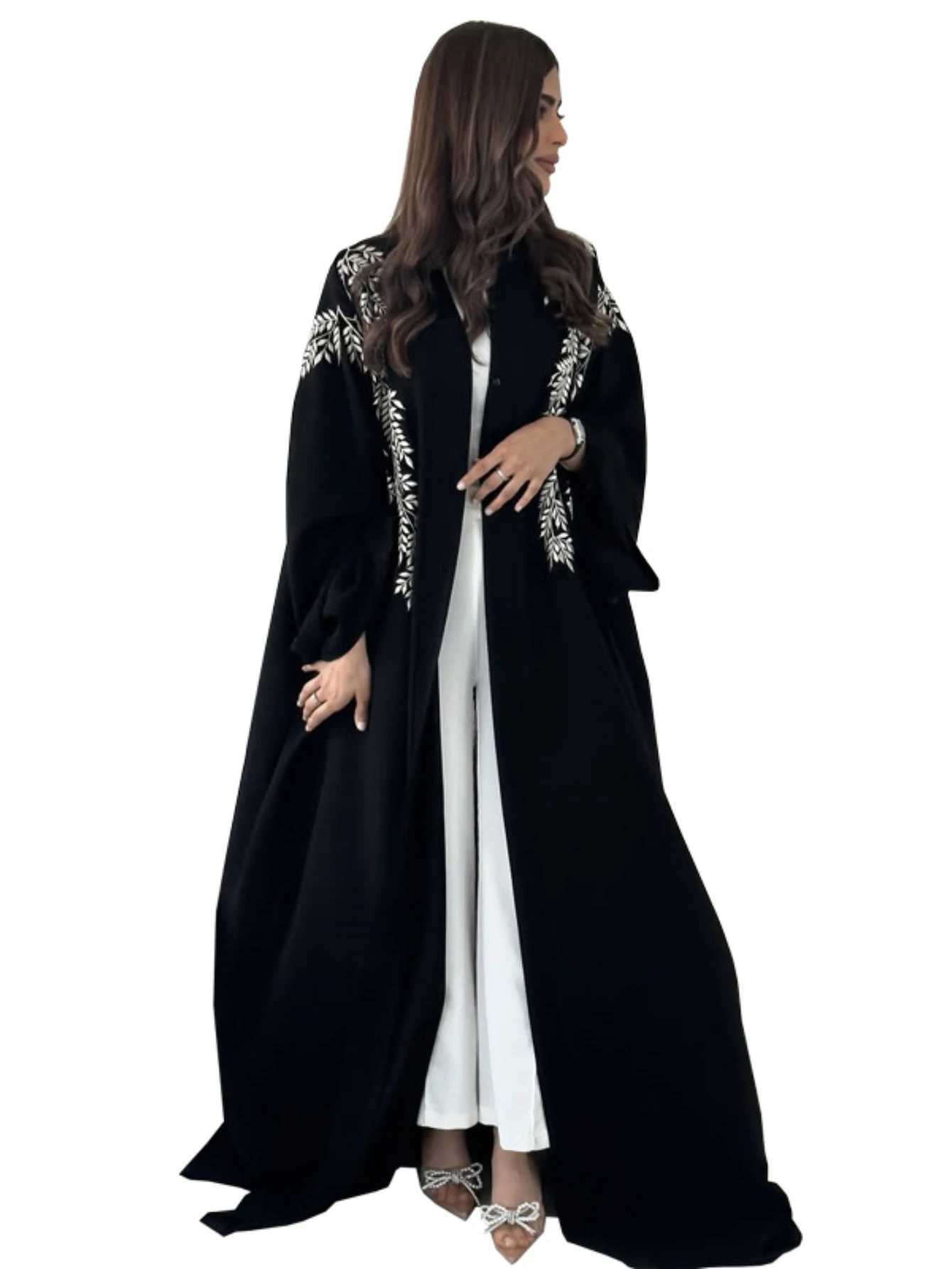 Eid Women Abaya Dress Embroidery Muslim Caftan Ramadan Morocco Dubai Kaftan Party Long Robe Jalabiya Islam 2025 Vestidos Largos X250514