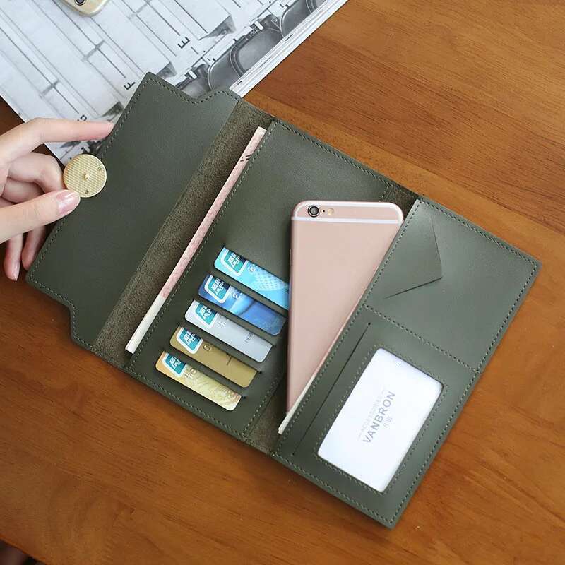 Long Women's Frosted Wallet PU Leather Female Hasp Money Purse Ladies Fashion Clutch Phone Bag ID Credit Card Holder Case