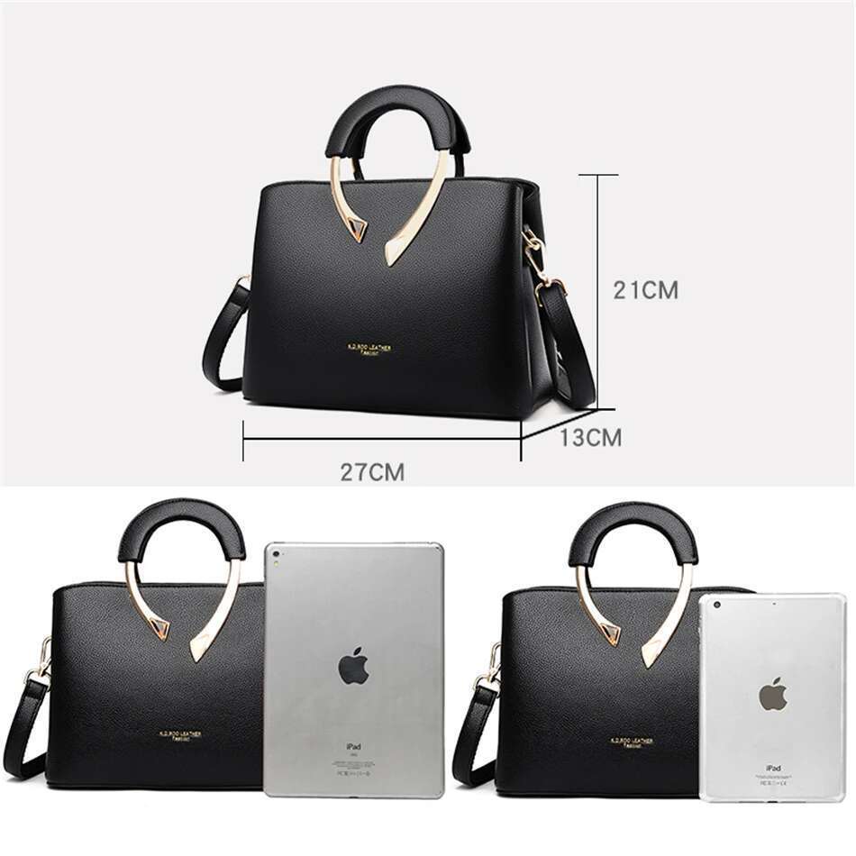 GENUINE VANDERWAH High Quality Leather Casual Tote Handbags Designer Shoulder Crossbody Bags For Women 2024