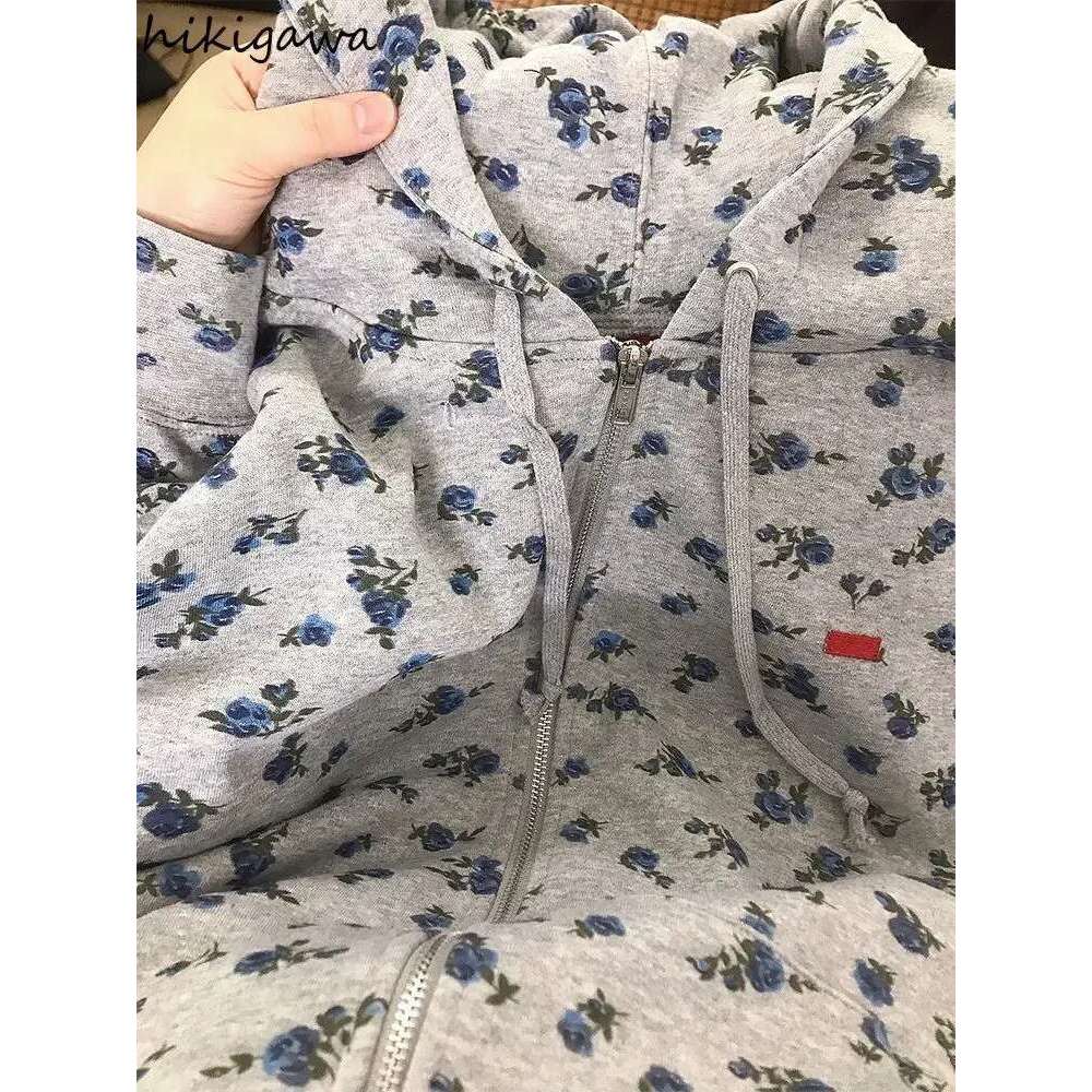 Preppy Style Fashion Hoodies Women Hooded Zipper Y2k Jackets 2025 Ropa Mujer Casual Korean Sweatshirts Tops Clothes For Teens Designer