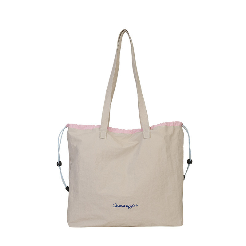 Casual Simple Canvas 2025 Spring And Summer New Free Delivery Designer Luxury Bag Bag Large Capacity Korean Edition Tote Fashion Trend Shoulder Bag Fo