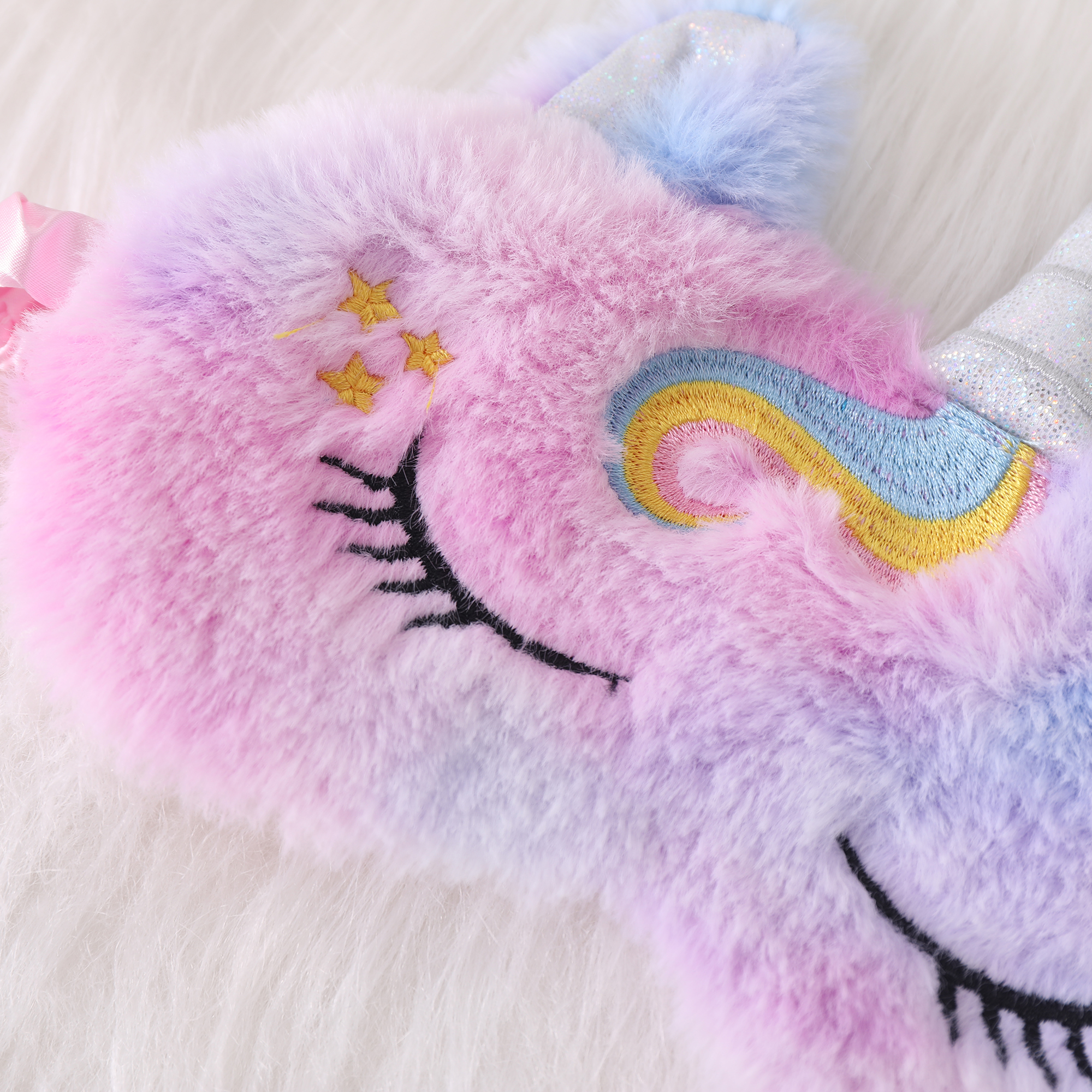 Unicorn Ear Light Blocking Sleep Eye Mask In Stock Christmas Cute Plush Style