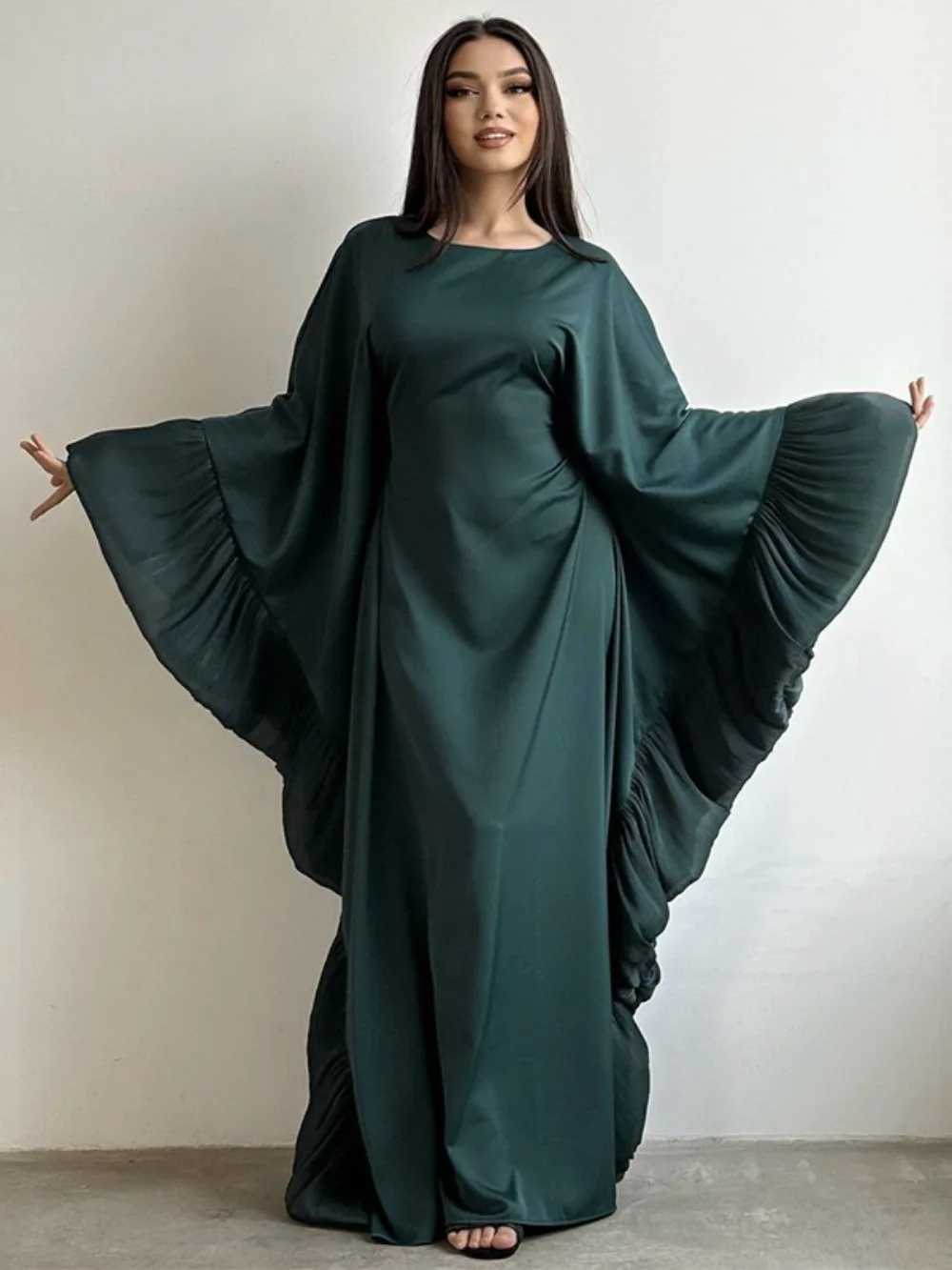 Dubai Party Dress for Women Abaya Eid Long Dresses Bat Slve Muslim Caftan Robe Jalabiya Ramadan Morocco Kaftan Vestidos Largos X250514