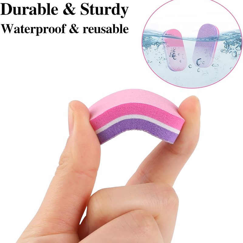 Mini Sponge Scrub Nail File Double-sided Nail File For Polishing And Rubbing And Shaping Nail File