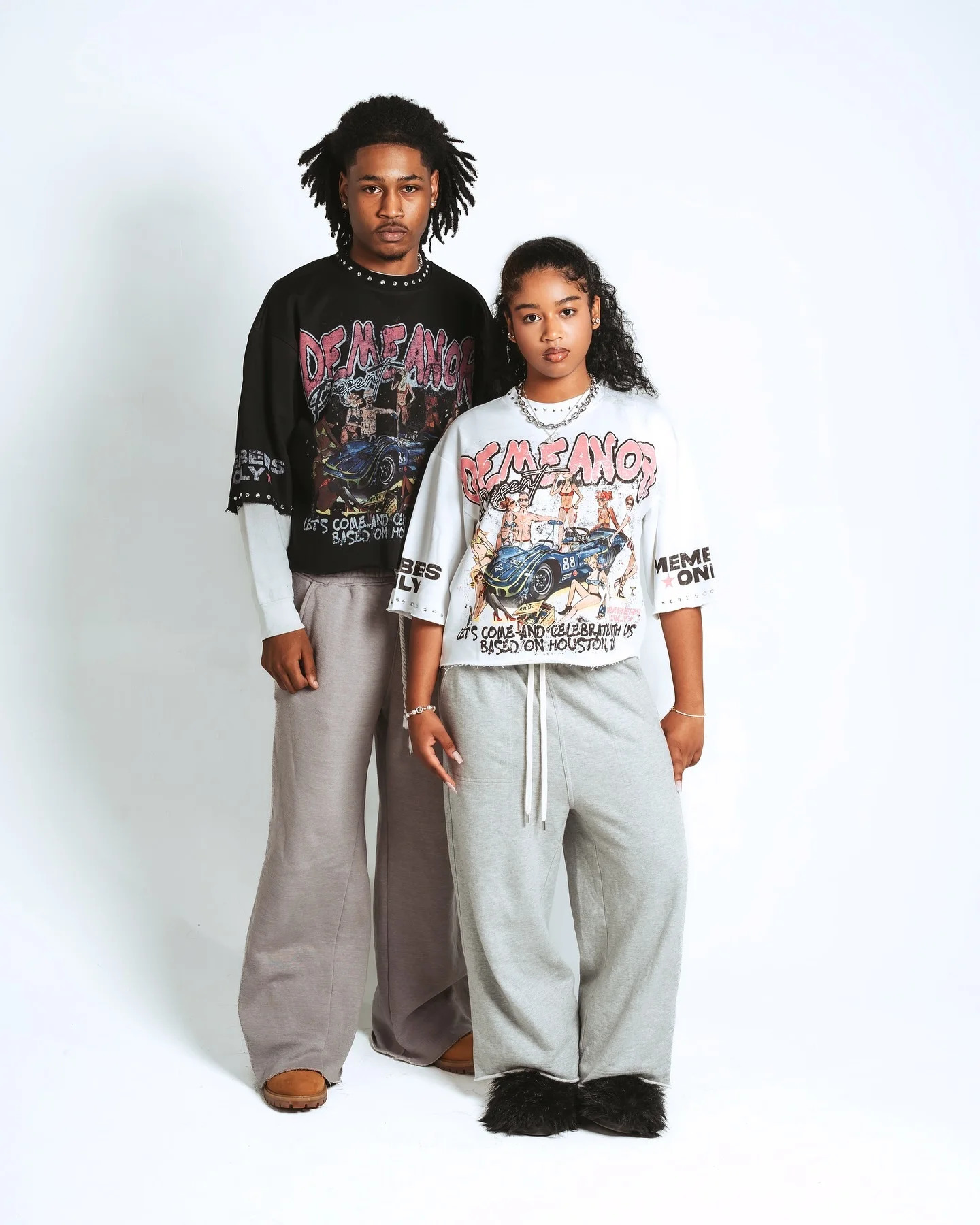 Womens Harajuku Klein Stone y Crop Tees Y2k Gothic Graphic Men Hip Hop Print Long Sleeves T Shirts Cotton Loose Tops 250514