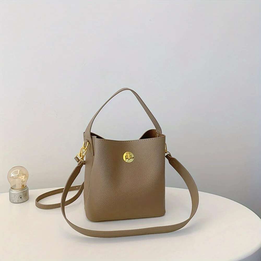 New Messenger Bags Single Shoulder Versatile Handbag Commuter Women's New Bucket Bag