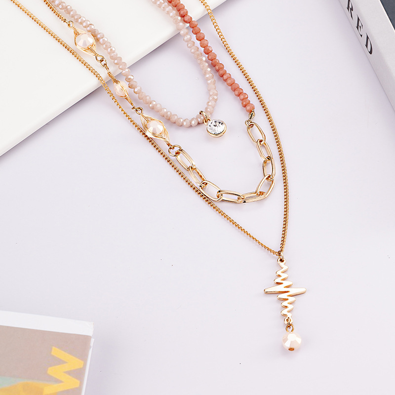 New crystal chain jewelry for direct sale Crystal alloy necklace