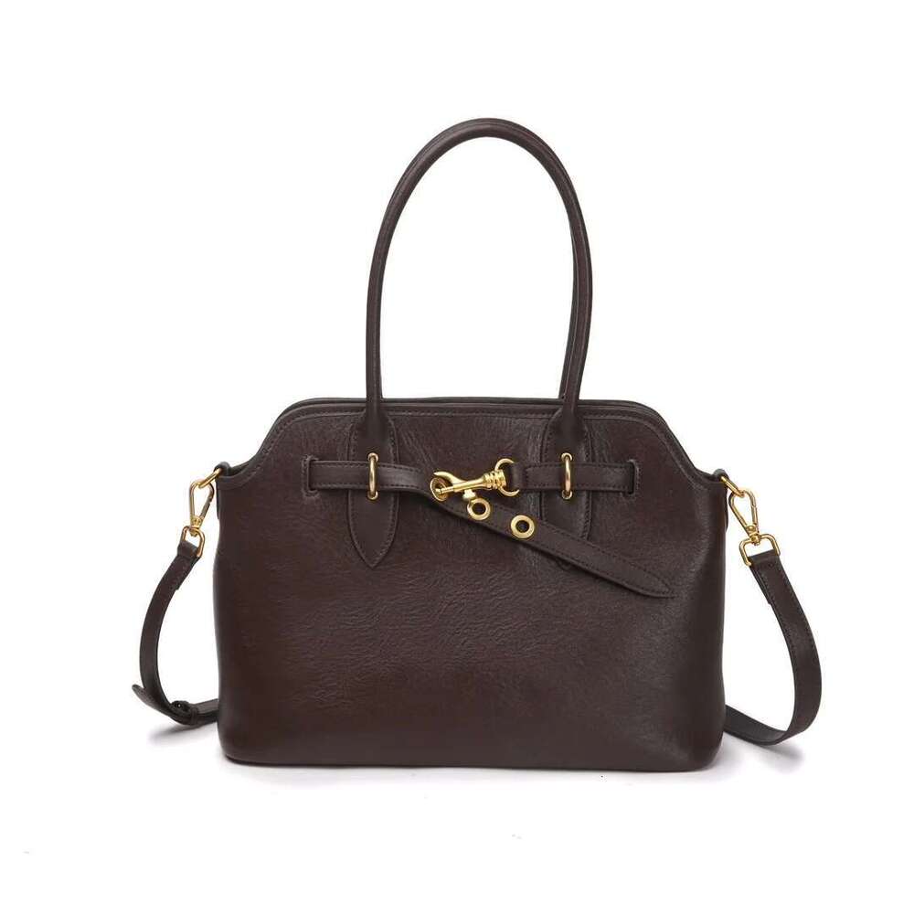 Genuine Leather Large Tote Female Shoulder Crossbody Bags Designer Hand Bag For Women Brown Black Coffe Handbag