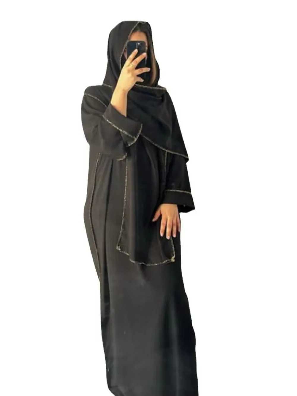 Maxi Dresses for Women Muslim Ramadan Abaya Hijab Saudi Arab Long Robe Morocco Dubai Kaftan Islam Vestidos 2025 Jalabiya Abayas X250514