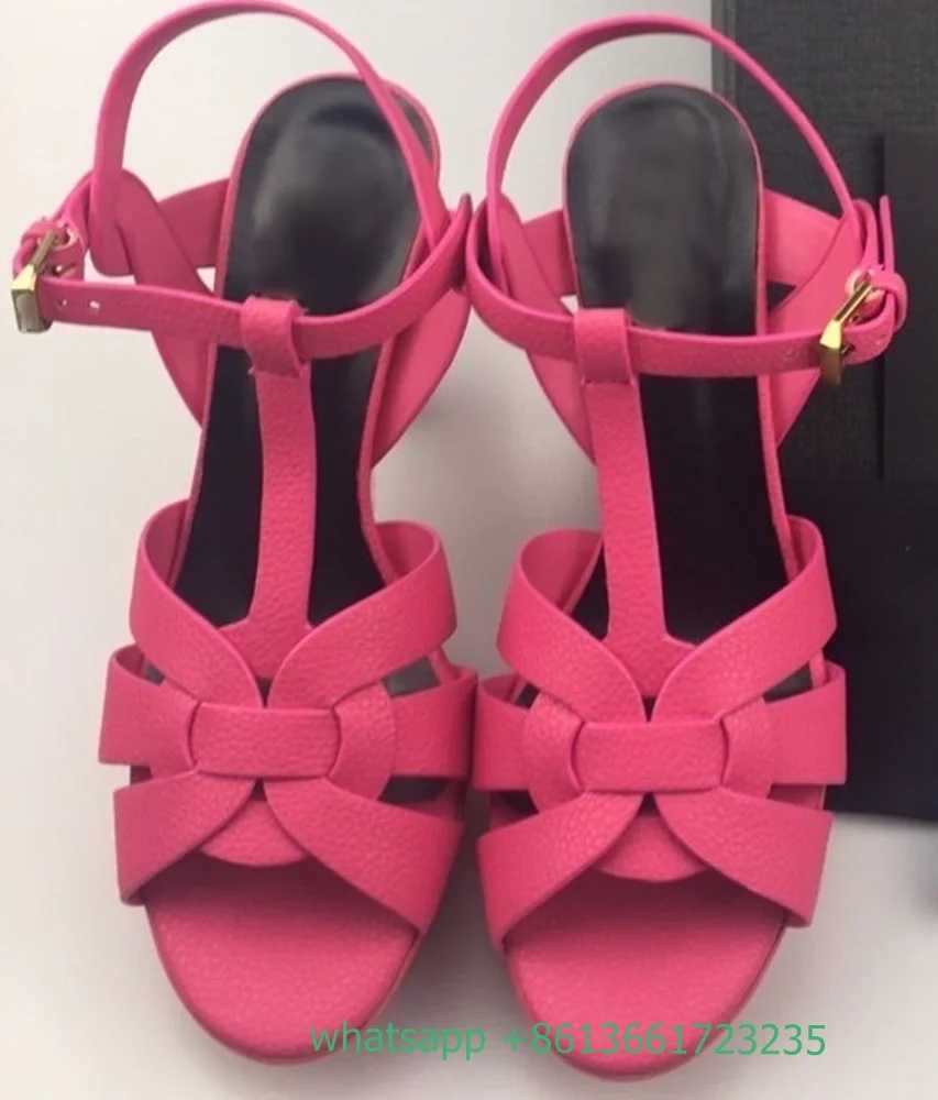 Platform Cross Strap Women Sandals Solid Peep Toe Thin High Heels Pu Slingback Ankle Strap Summer Sandals Fashion Party Shoes W250514