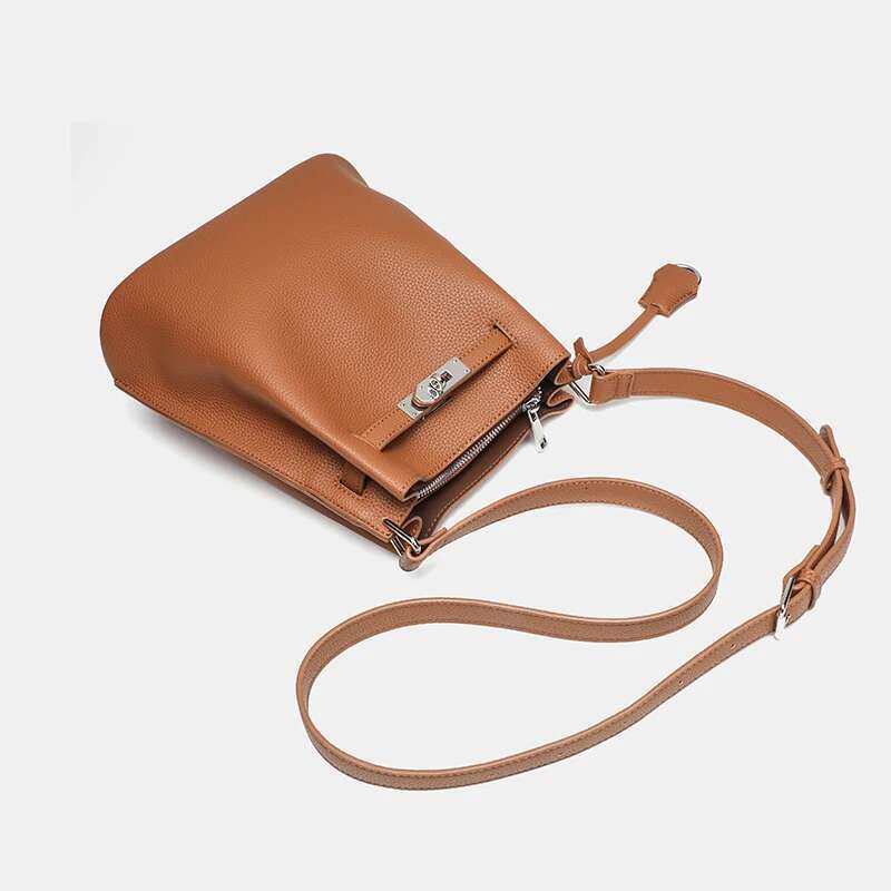 2025 New Bucket Bag Casual Vertical Horseshoe Shoulder Crossbody Handbag For Women