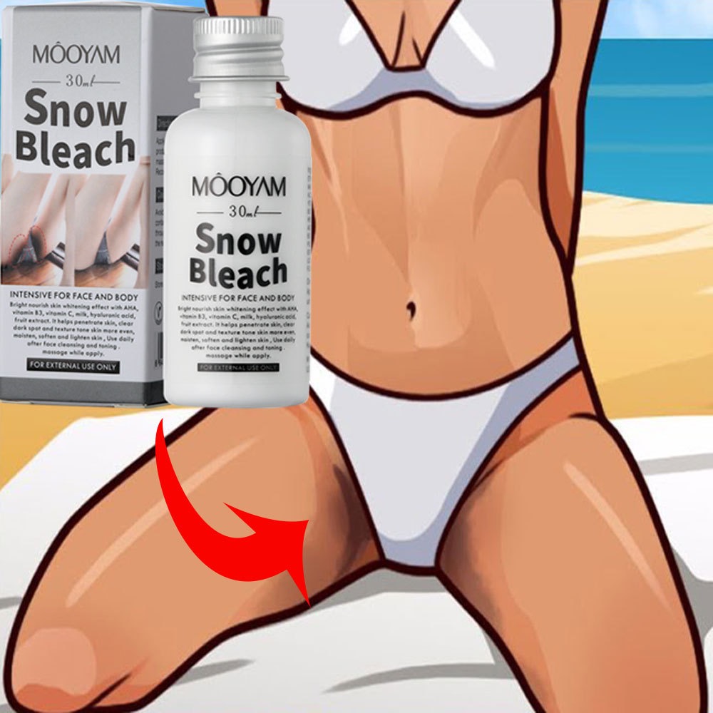 MOOYAN Snow bleach crema Brightening and whitening Emulsion Armpits, joints, inner thighs, Whitening and bright skin VC Mild & low-irritation Creamy t