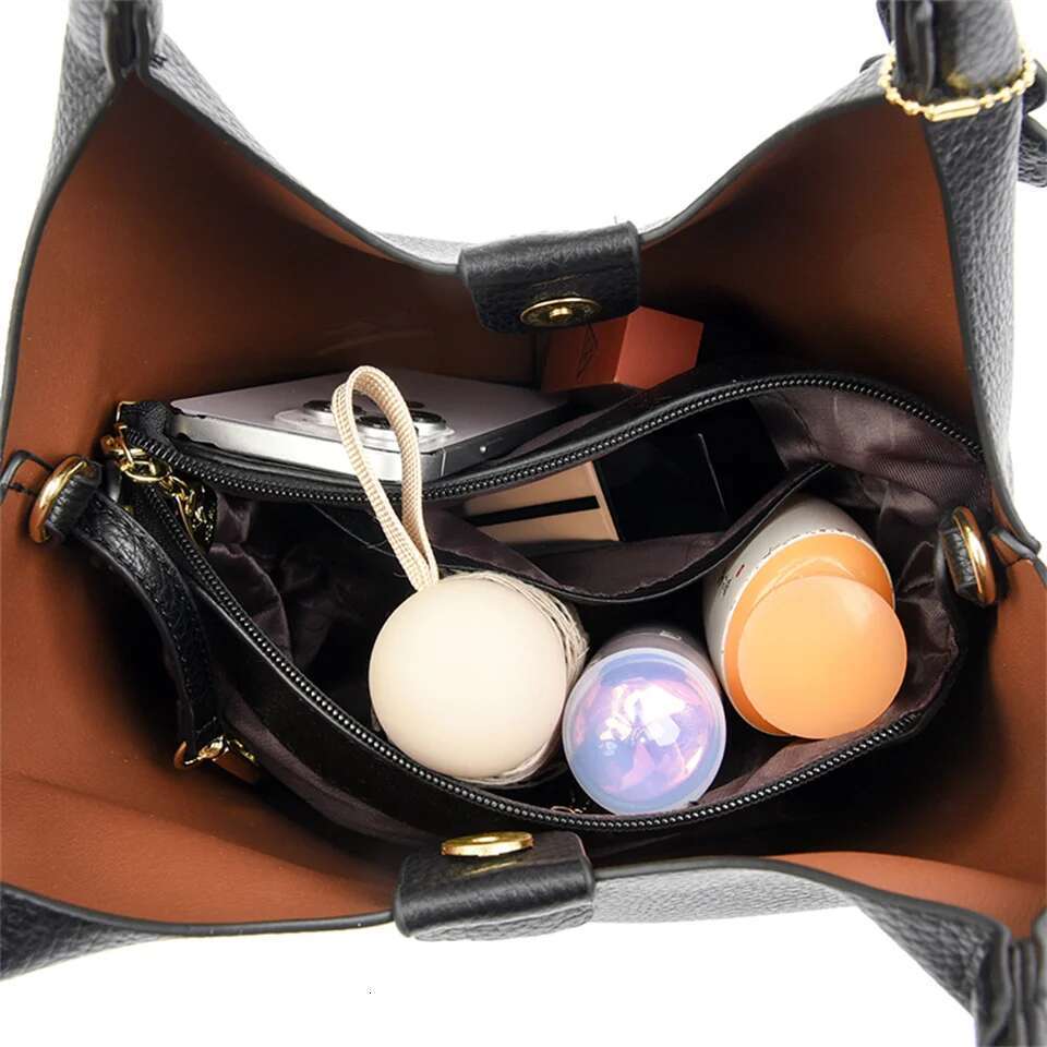 Soft Leather Handbags for Women Vintage Shoulder Bag Designer Ladies Large Capacity Bags Sac A Main