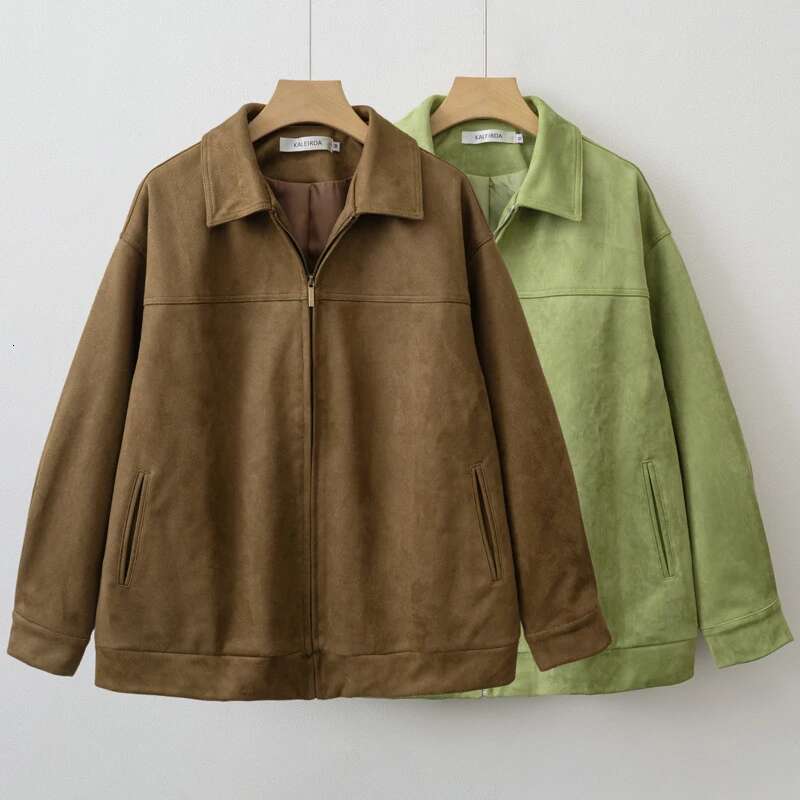 2025 Fall / Autumn Winter New Women Fashion Suede Jacket Basic Blazer