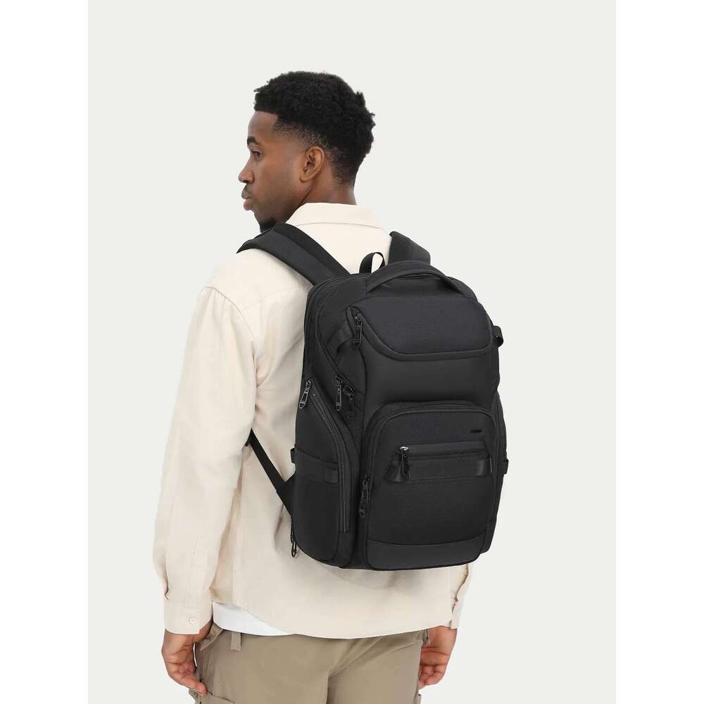 OZUKO Men Multi Compartment Multifunction Large Capacity Waterproof Backpacks 15.6 Laptop Backpack Travel Business Bag